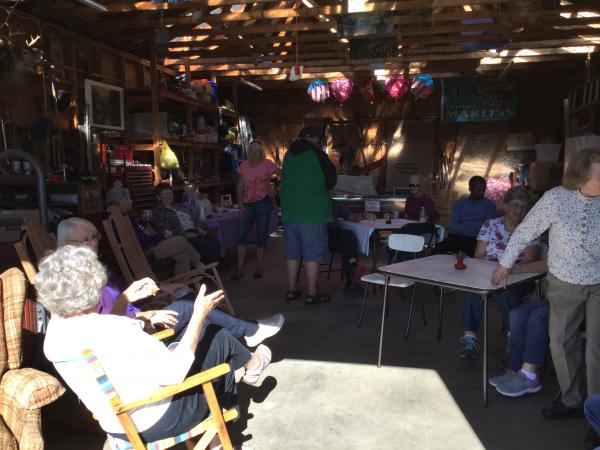 Many parishioners attended the second social held at Bev's.  This one was September 19, 2021.
